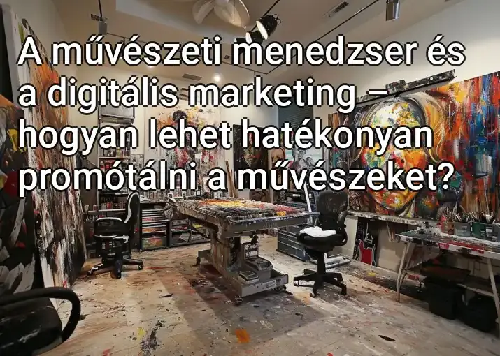 A művészeti menedzser és a digitális marketing – hogyan lehet hatékonyan promótálni a művészeket?