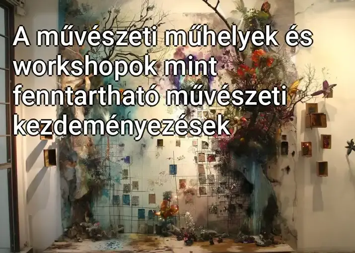 A művészeti műhelyek és workshopok mint fenntartható művészeti kezdeményezések