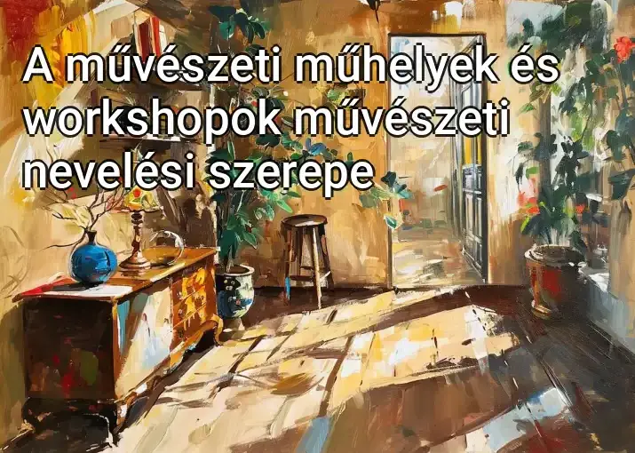 A művészeti műhelyek és workshopok művészeti nevelési szerepe