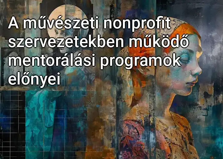 A művészeti nonprofit szervezetekben működő mentorálási programok előnyei