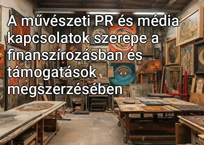 A művészeti PR és média kapcsolatok szerepe a finanszírozásban és támogatások megszerzésében