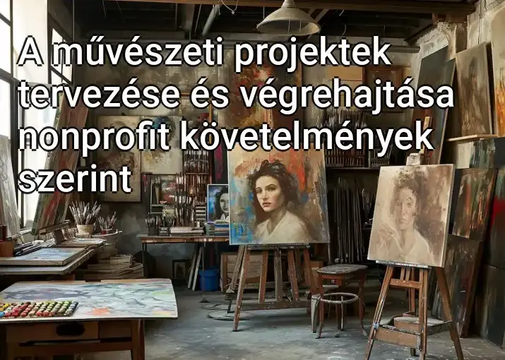 A művészeti projektek tervezése és végrehajtása nonprofit követelmények szerint