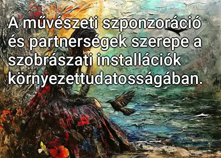 A művészeti szponzoráció és partnerségek szerepe a szobrászati installációk környezettudatosságában.