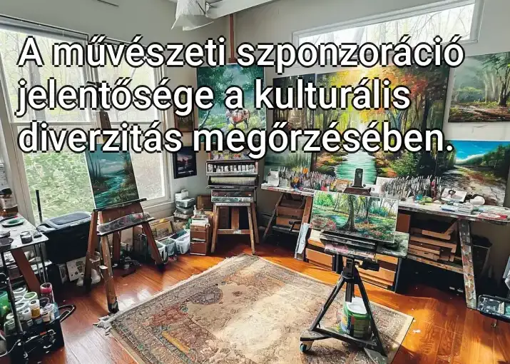 A művészeti szponzoráció jelentősége a kulturális diverzitás megőrzésében.