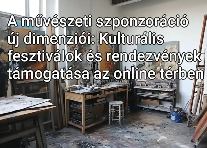 A művészeti szponzoráció új dimenziói: Kulturális fesztiválok és rendezvények támogatása az online térben