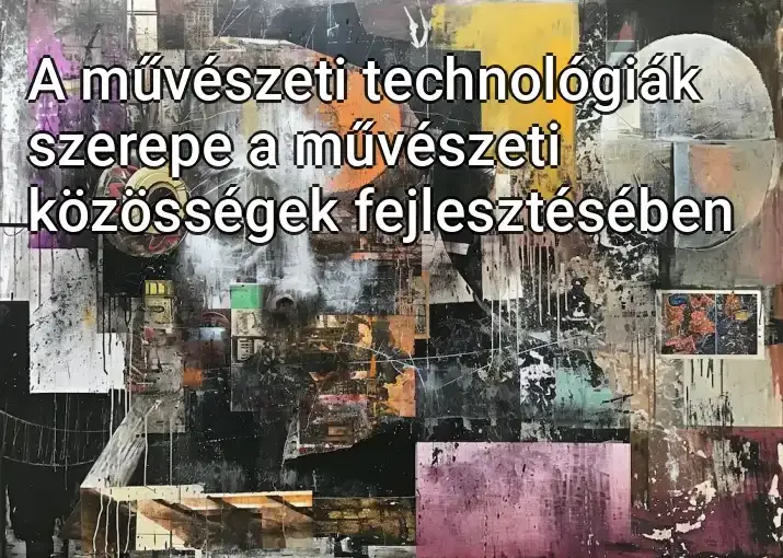 A művészeti technológiák szerepe a művészeti közösségek fejlesztésében