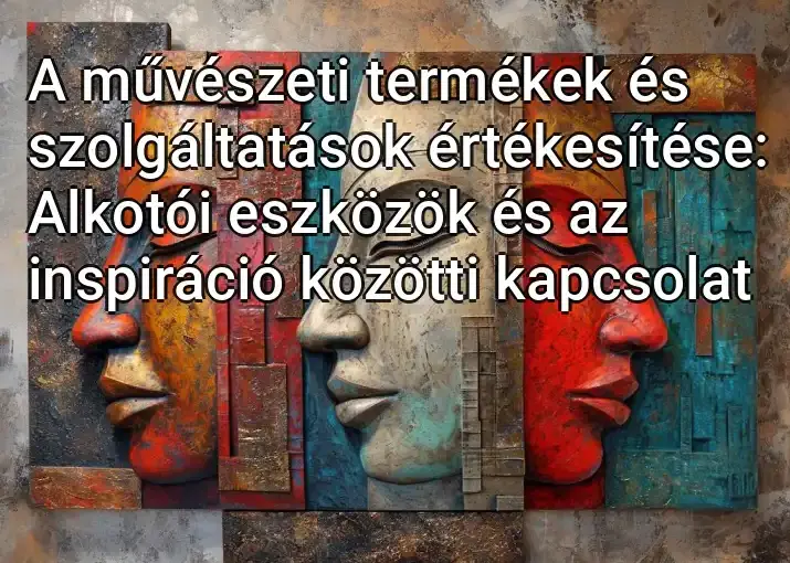 A művészeti termékek és szolgáltatások értékesítése: Alkotói eszközök és az inspiráció közötti kapcsolat