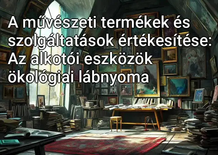 A művészeti termékek és szolgáltatások értékesítése: Az alkotói eszközök ökológiai lábnyoma