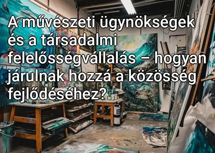 A művészeti ügynökségek és a társadalmi felelősségvállalás – hogyan járulnak hozzá a közösség fejlődéséhez?