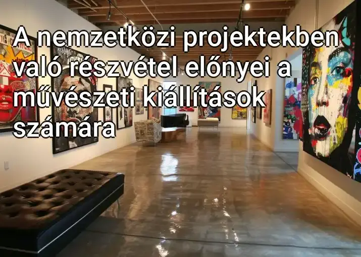 A nemzetközi projektekben való részvétel előnyei a művészeti kiállítások számára