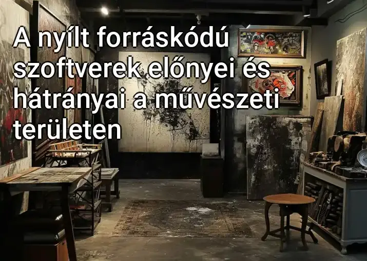 A nyílt forráskódú szoftverek előnyei és hátrányai a művészeti területen