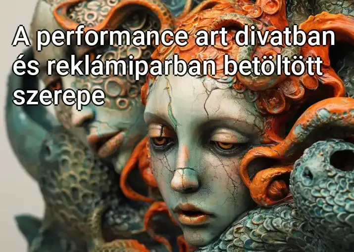 A performance art divatban és reklámiparban betöltött szerepe