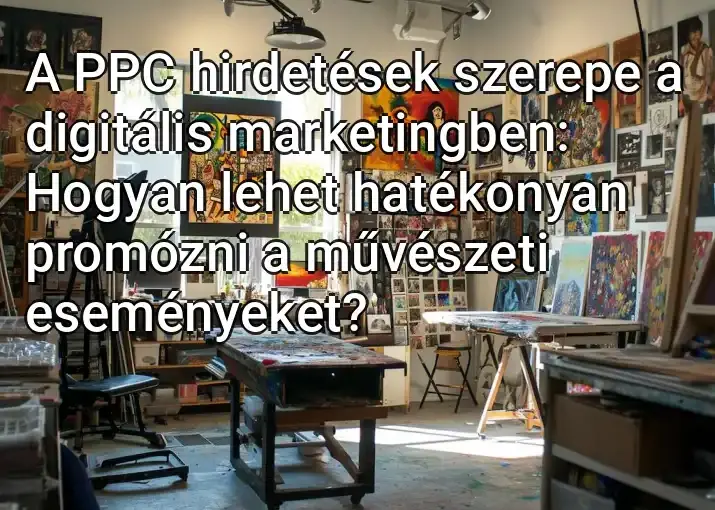 A PPC hirdetések szerepe a digitális marketingben: Hogyan lehet hatékonyan promózni a művészeti eseményeket?