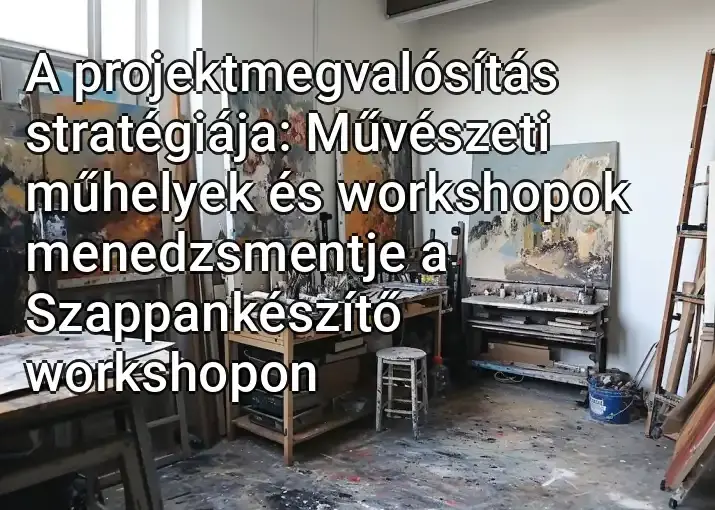 A projektmegvalósítás stratégiája: Művészeti műhelyek és workshopok menedzsmentje a Szappankészítő workshopon