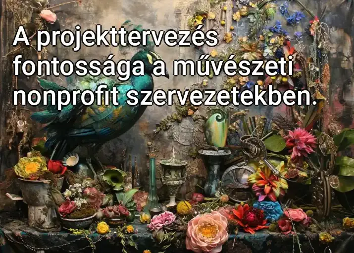 A projekttervezés fontossága a művészeti nonprofit szervezetekben.