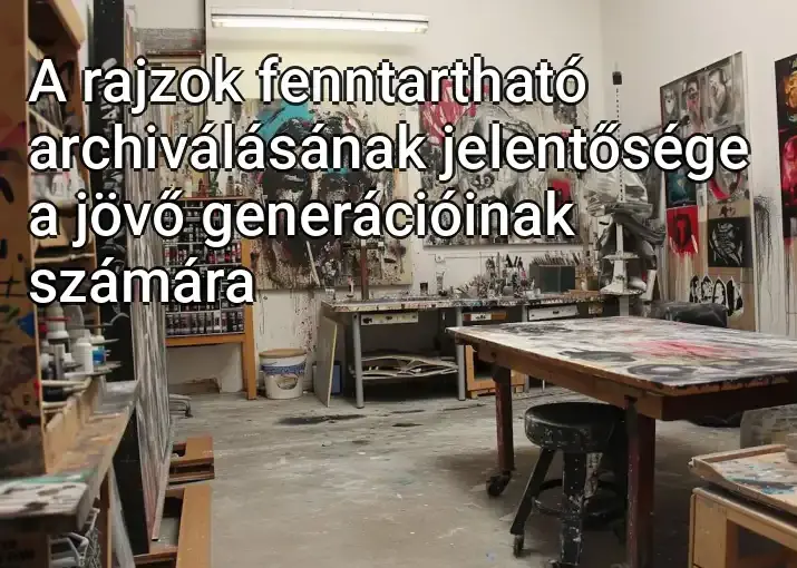 A rajzok fenntartható archiválásának jelentősége a jövő generációinak számára