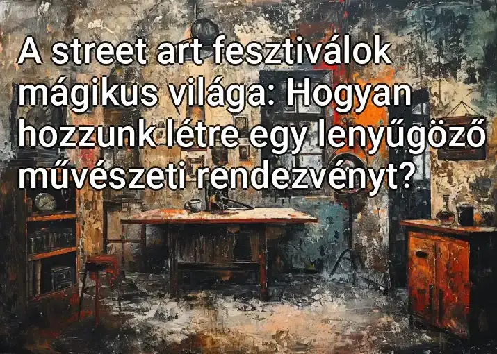 A street art fesztiválok mágikus világa: Hogyan hozzunk létre egy lenyűgöző művészeti rendezvényt?