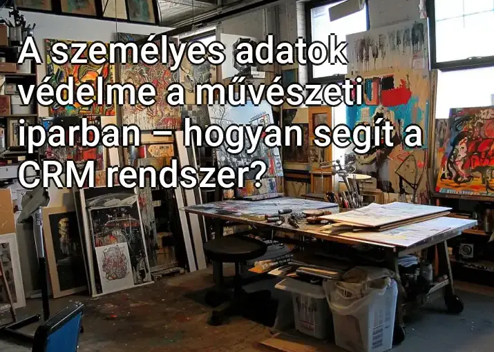 A személyes adatok védelme a művészeti iparban – hogyan segít a CRM rendszer?