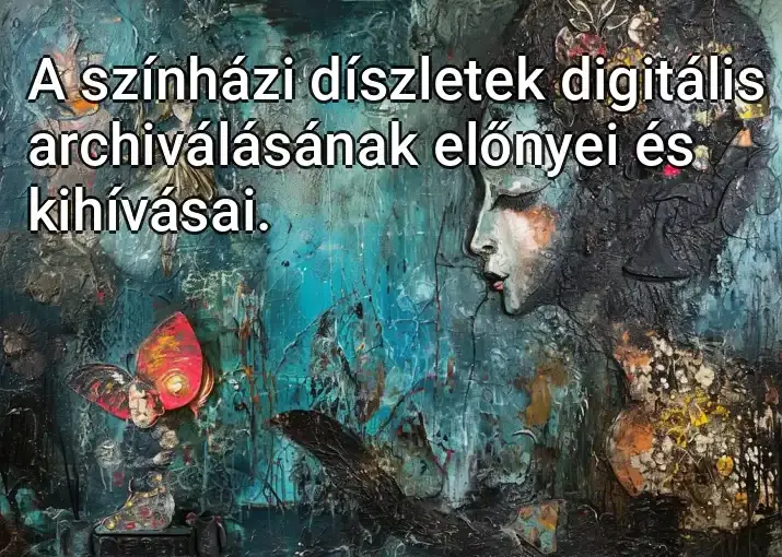 A színházi díszletek digitális archiválásának előnyei és kihívásai.