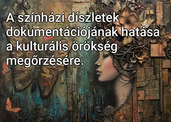 A színházi díszletek dokumentációjának hatása a kulturális örökség megőrzésére.