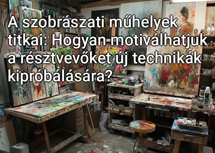 A szobrászati műhelyek titkai: Hogyan motiválhatjuk a résztvevőket új technikák kipróbálására?