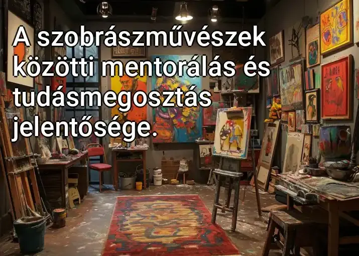 A szobrászművészek közötti mentorálás és tudásmegosztás jelentősége.