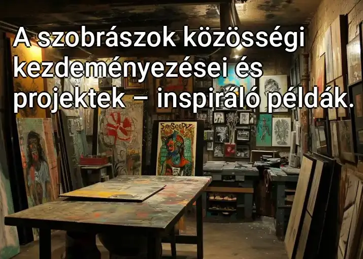 A szobrászok közösségi kezdeményezései és projektek – inspiráló példák.