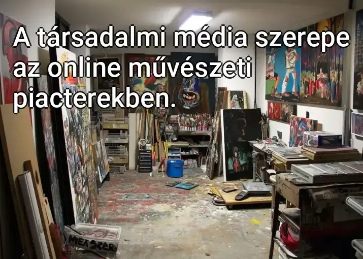 A társadalmi média szerepe az online művészeti piacterekben.