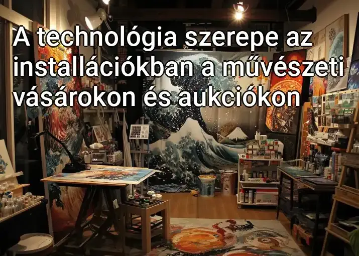 A technológia szerepe az installációkban a művészeti vásárokon és aukciókon