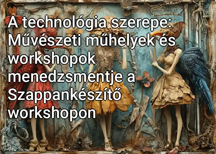 A technológia szerepe: Művészeti műhelyek és workshopok menedzsmentje a Szappankészítő workshopon