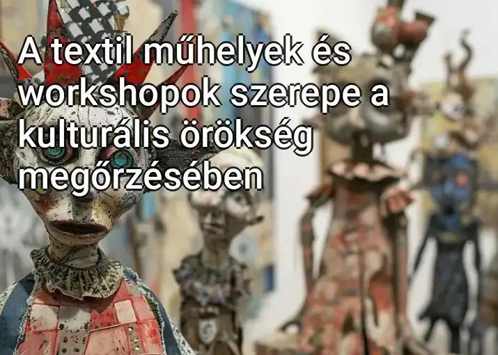 A textil műhelyek és workshopok szerepe a kulturális örökség megőrzésében