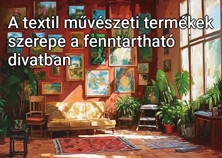 A textil művészeti termékek szerepe a fenntartható divatban