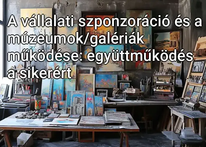 A vállalati szponzoráció és a múzeumok/galériák működése: együttműködés a sikerért