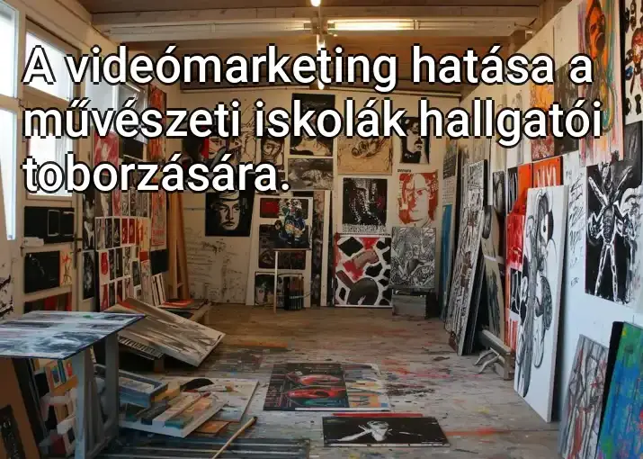 A videómarketing hatása a művészeti iskolák hallgatói toborzására.