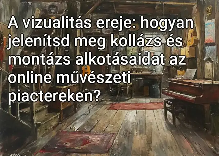 A vizualitás ereje: hogyan jelenítsd meg kollázs és montázs alkotásaidat az online művészeti piactereken?