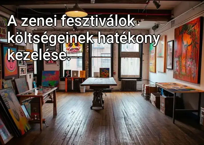 A zenei fesztiválok költségeinek hatékony kezelése.