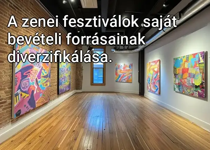 A zenei fesztiválok saját bevételi forrásainak diverzifikálása.