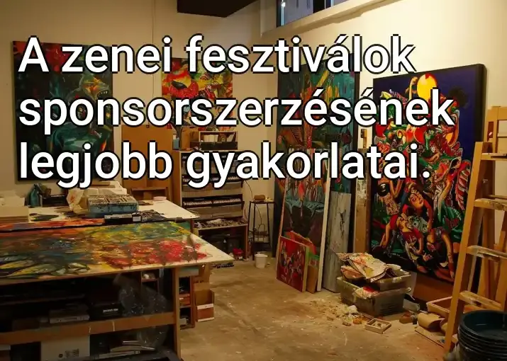 A zenei fesztiválok sponsorszerzésének legjobb gyakorlatai.