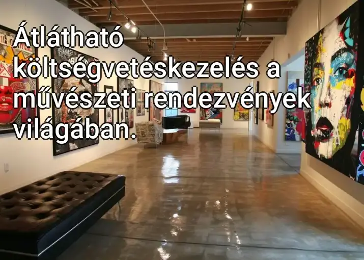 Átlátható költségvetéskezelés a művészeti rendezvények világában.