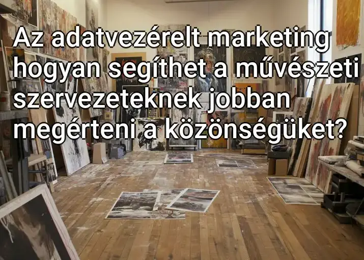 Az adatvezérelt marketing hogyan segíthet a művészeti szervezeteknek jobban megérteni a közönségüket?