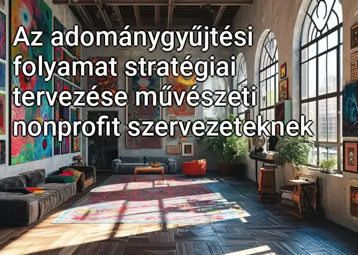 Az adománygyűjtési folyamat stratégiai tervezése művészeti nonprofit szervezeteknek