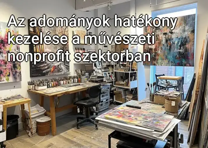 Az adományok hatékony kezelése a művészeti nonprofit szektorban