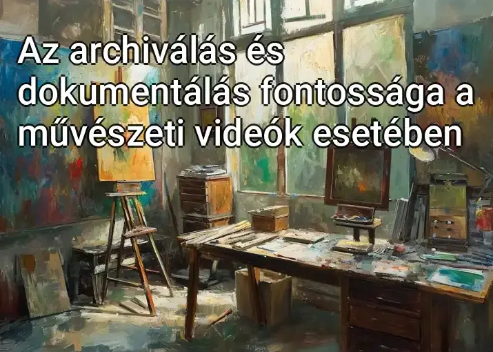 Az archiválás és dokumentálás fontossága a művészeti videók esetében