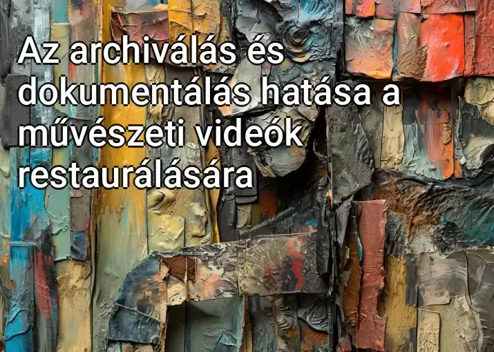 Az archiválás és dokumentálás hatása a művészeti videók restaurálására