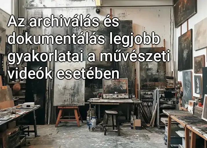 Az archiválás és dokumentálás legjobb gyakorlatai a művészeti videók esetében