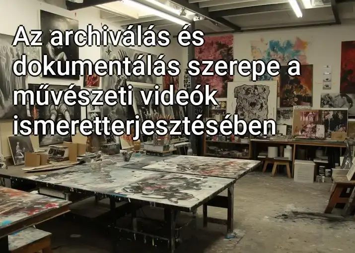 Az archiválás és dokumentálás szerepe a művészeti videók ismeretterjesztésében