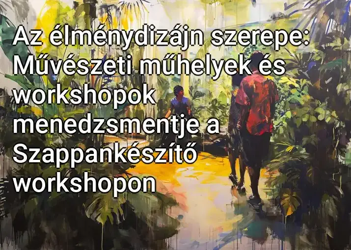 Az élménydizájn szerepe: Művészeti műhelyek és workshopok menedzsmentje a Szappankészítő workshopon