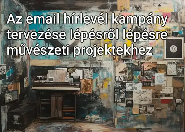 Az email hírlevél kampány tervezése lépésről lépésre művészeti projektekhez