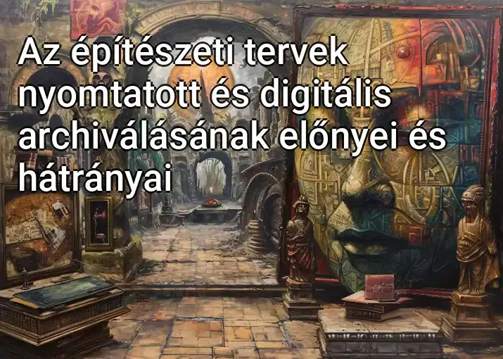 Az építészeti tervek nyomtatott és digitális archiválásának előnyei és hátrányai