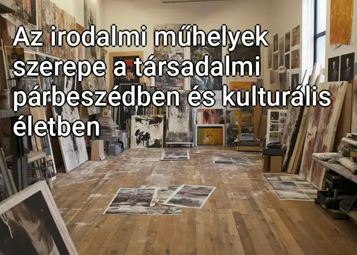 Az irodalmi műhelyek szerepe a társadalmi párbeszédben és kulturális életben